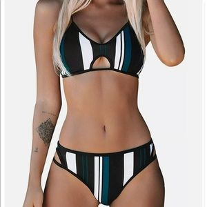 XL Cupshe Striped Bikini